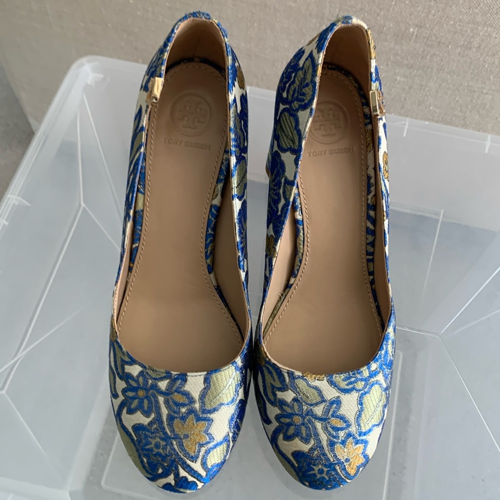 Tory Burch Brocade Pump